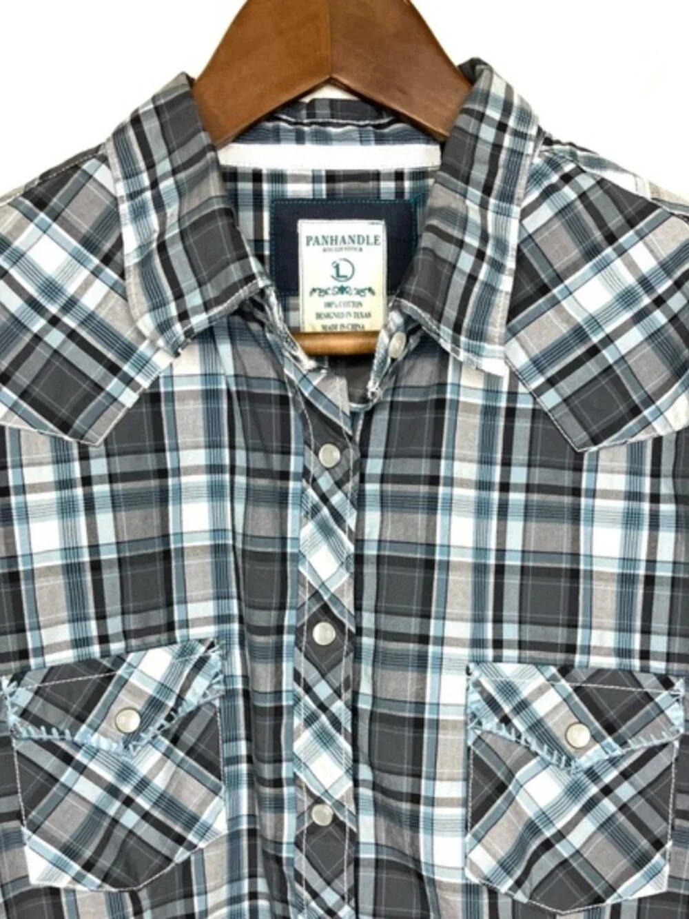 Panhandle Rough Stock Western Snap Shirt